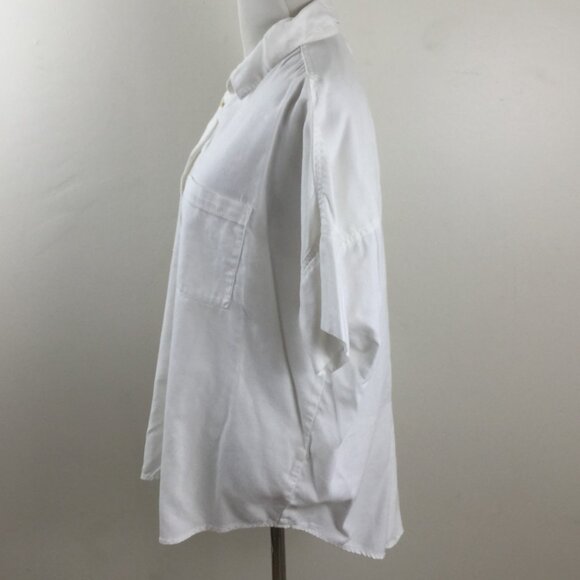 Madewell Short Sleeve White Shirt s - Picture 3 of 6